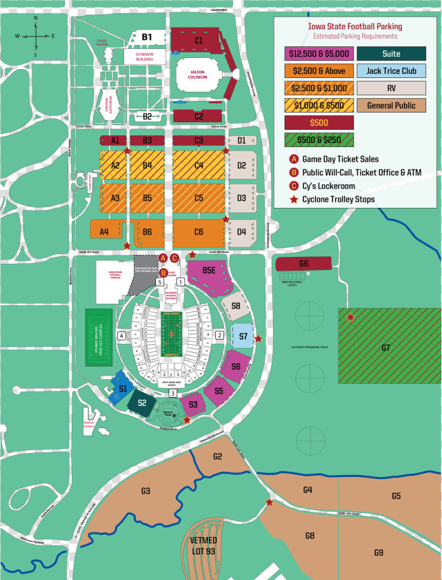 Transparent Iowa State Logo Png   Iowa State Football Parking  Png DownloadTransparent PNG