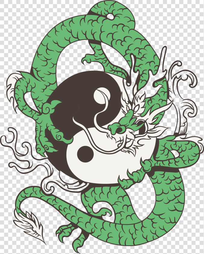 T Shirt Chinese Dragon Poster Japanese Dragon   Chinese Dragon Ying Yang  HD Png DownloadTransparent PNG