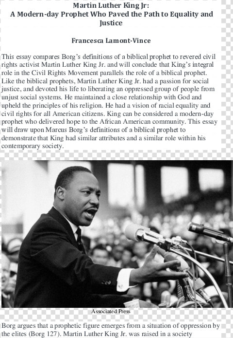 Martin Luther King Jr Preaching  HD Png DownloadTransparent PNG