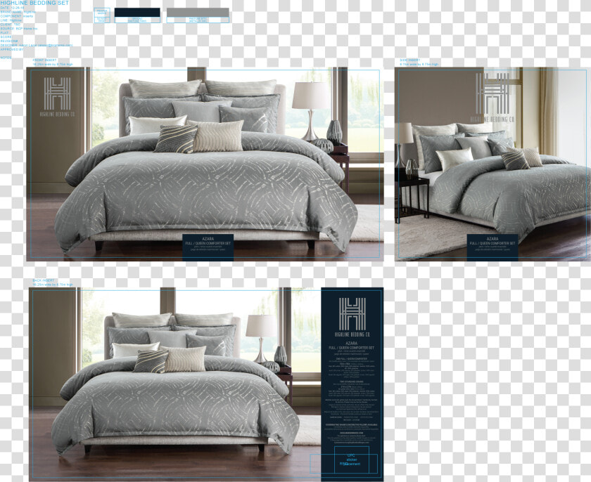 Highline Bedding Co Azara Duvet Cover Set   Bedroom  HD Png DownloadTransparent PNG