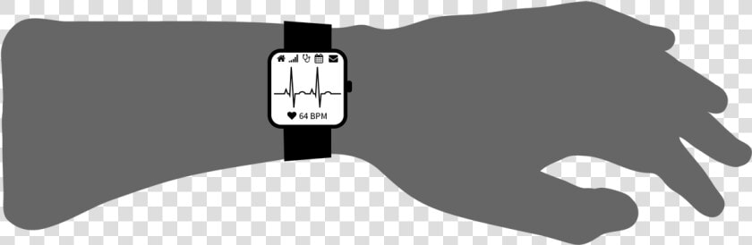 Smartwatch On Wrist  HD Png DownloadTransparent PNG