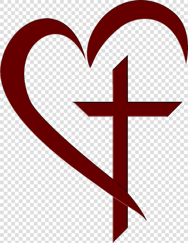 Heart Clipart Cross   Heart And Cross Transparent  HD Png DownloadTransparent PNG