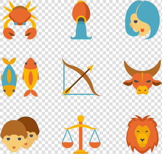 Linear Color Zodiac Signs   Zodiac Icon Png  Transparent PngTransparent PNG