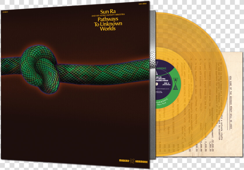 Sun Ra Pathways To Unknown Worlds Gold Vinyl  HD Png DownloadTransparent PNG