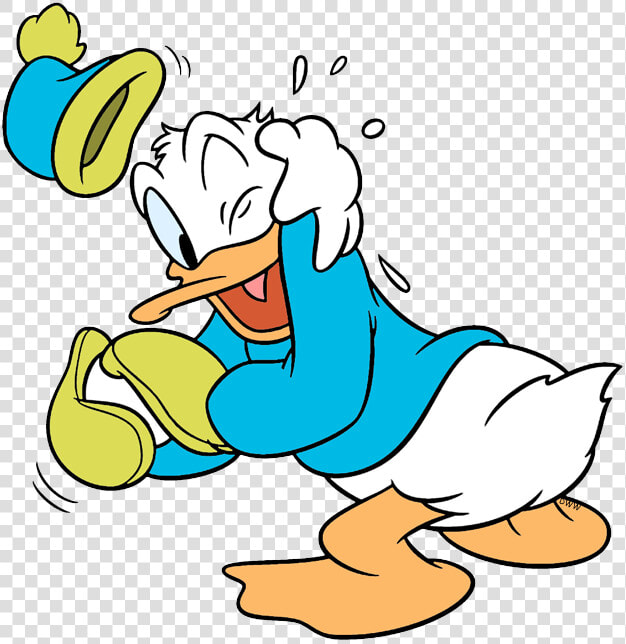 Winter Season Clip Art   Donald Duck Throwing Snowballs  HD Png DownloadTransparent PNG