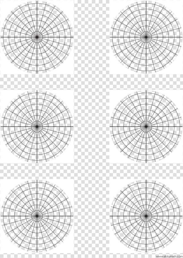 Polar Plane Graph Paper Main Image   Circle  HD Png DownloadTransparent PNG