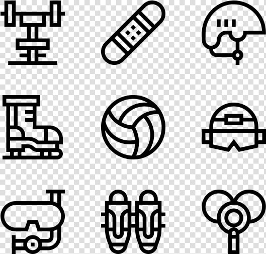 Sport Equipment   Hobbies Icons Png  Transparent PngTransparent PNG