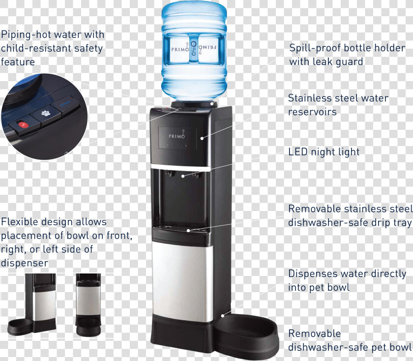 Primo Water Dispenser With Pet Station  HD Png DownloadTransparent PNG