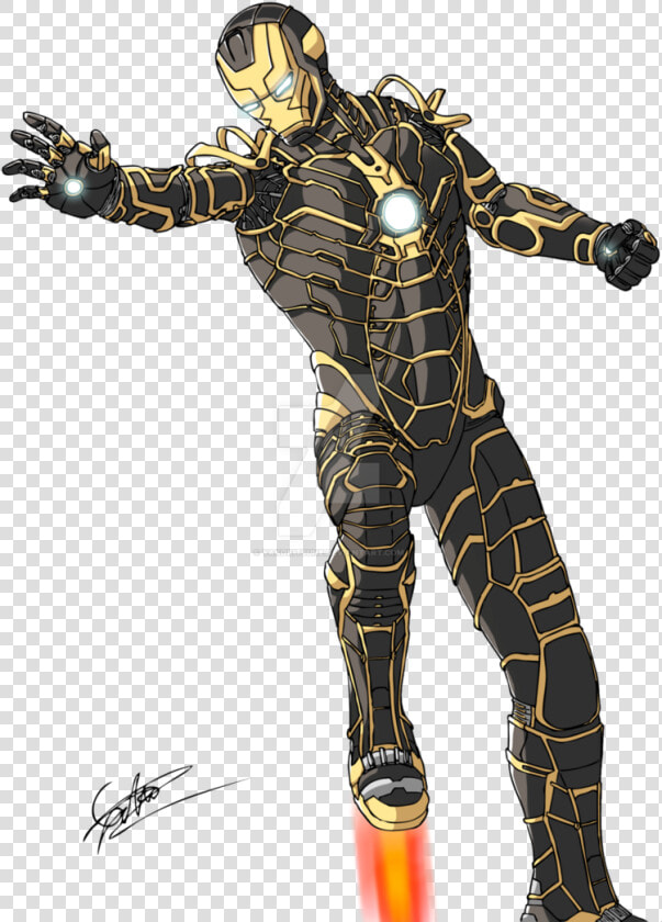 Iron Man Suits Mark 41   Iron Man Bones Art  HD Png DownloadTransparent PNG