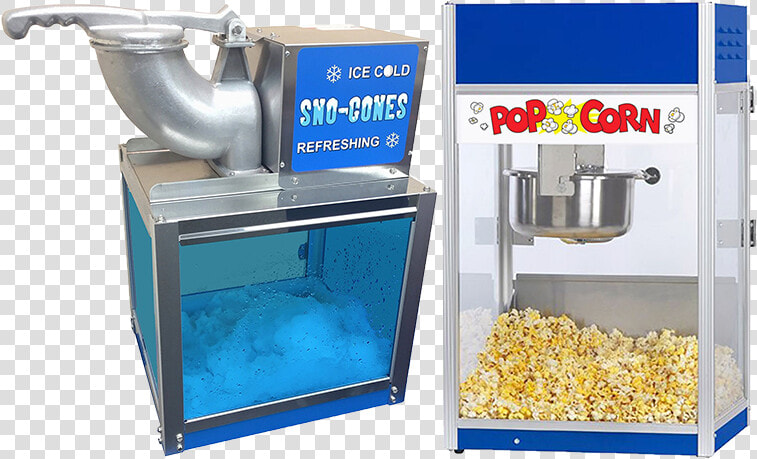 Concessions   Popcorn Machine Blue  HD Png DownloadTransparent PNG