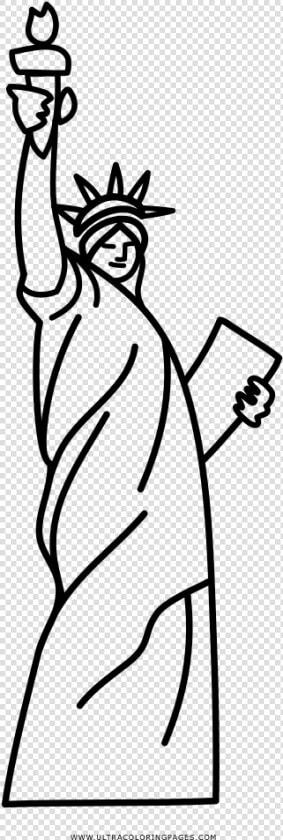 Statue Of Liberty Coloring Page   Statue Of Liberty Dibujo  HD Png DownloadTransparent PNG