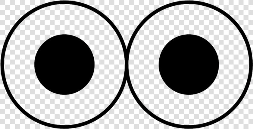 Googly Eyes Drawing Clip Art   Black And White Googly Eyes  HD Png DownloadTransparent PNG