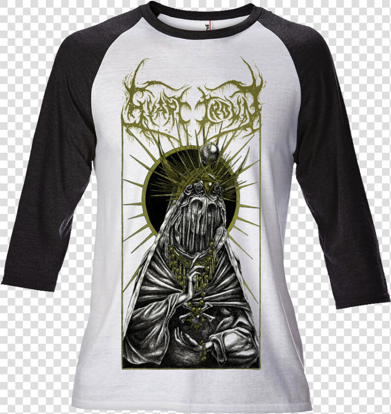 Image Of Santa Muerte Base Ball   Raglan Sleeve  HD Png DownloadTransparent PNG