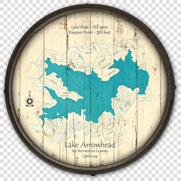 Lake Arrowhead California Map  HD Png DownloadTransparent PNG