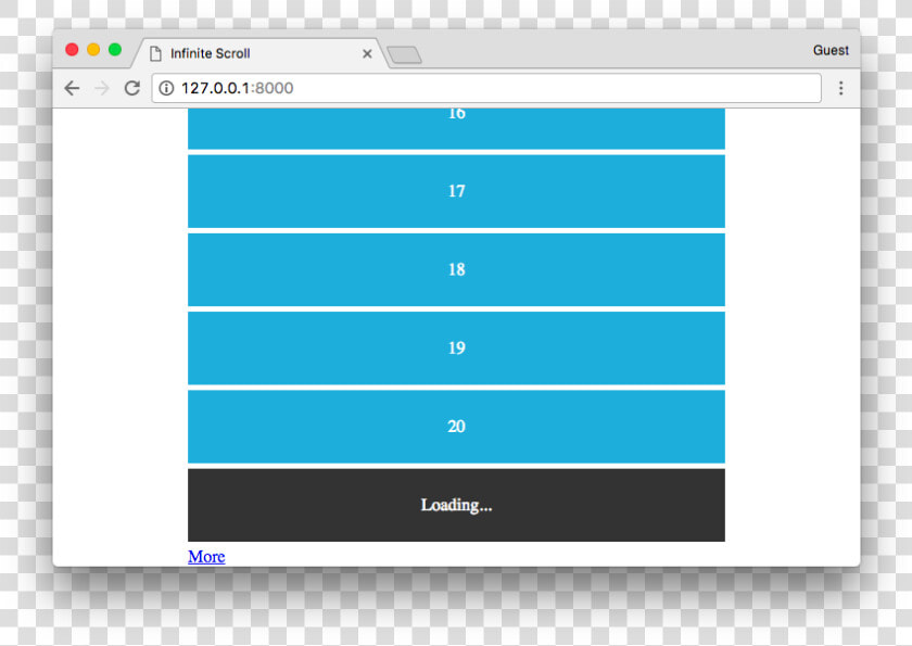 Infinite Scroll Loading   Infinite Scroll List  HD Png DownloadTransparent PNG