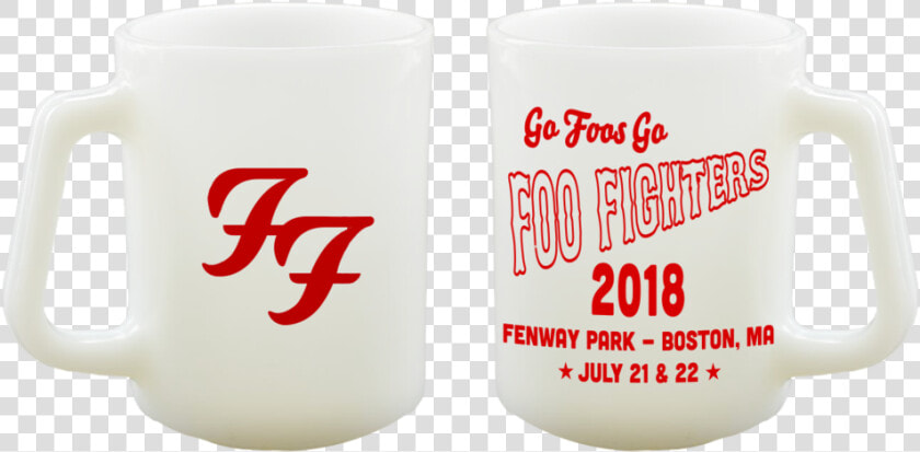 Milk Glass Mug   Foo Fighters  HD Png DownloadTransparent PNG