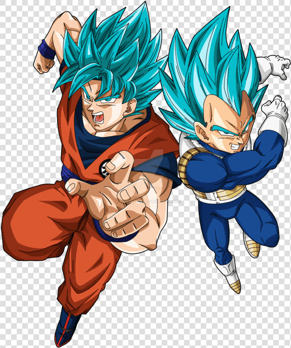 Ssjb Goku And Vegeta  HD Png DownloadTransparent PNG