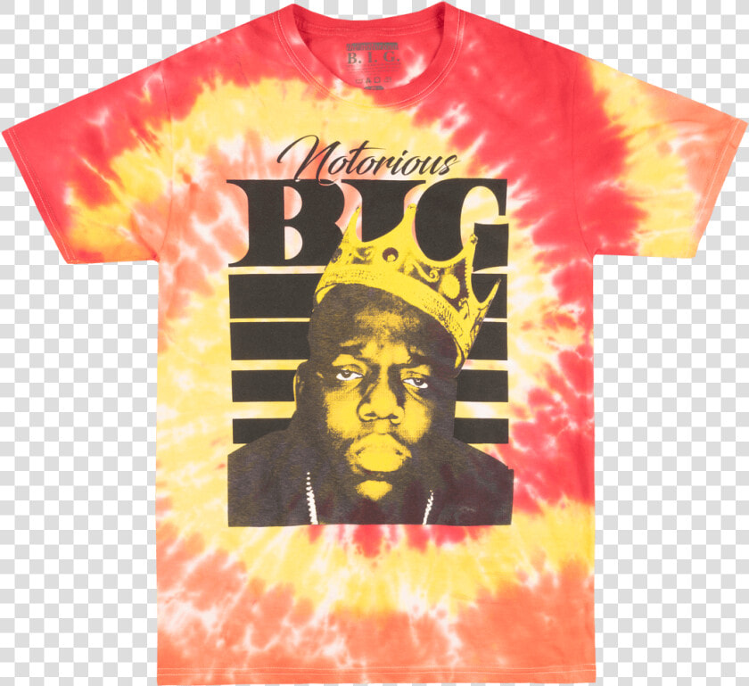 Notorious Big Tie Dye T shirt Red Men Biggie Smalls   Active Shirt  HD Png DownloadTransparent PNG