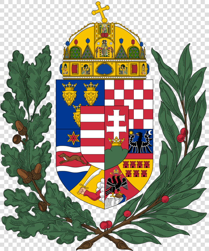 Coat Of Arms Of The Lands Of The Holy Hungarian Crown   Kingdom Of Hungary Coat Of Arms  HD Png DownloadTransparent PNG