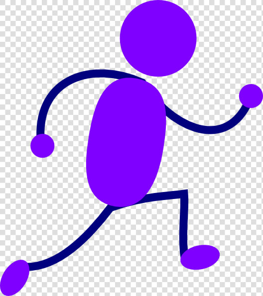 Two People Running Clipart   Clip Art Running Man  HD Png DownloadTransparent PNG