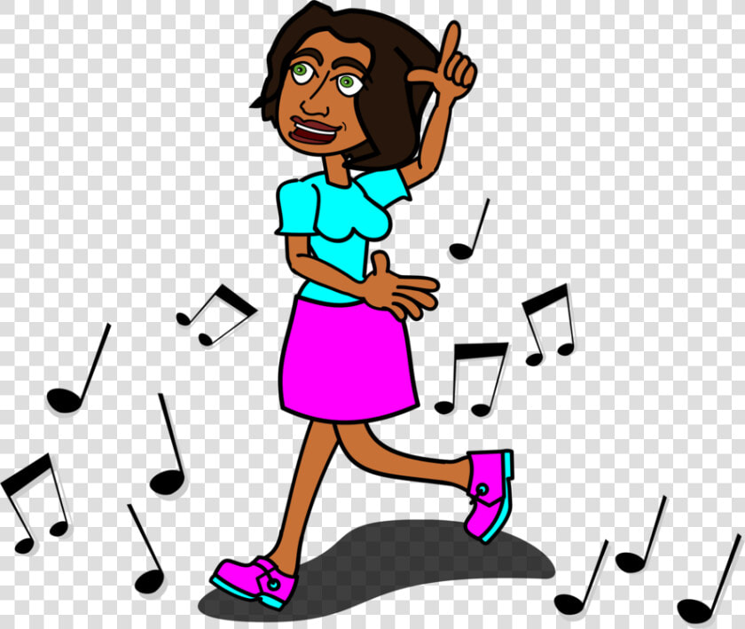 Human Behavior girl area   Lets Dance Clipart  HD Png DownloadTransparent PNG