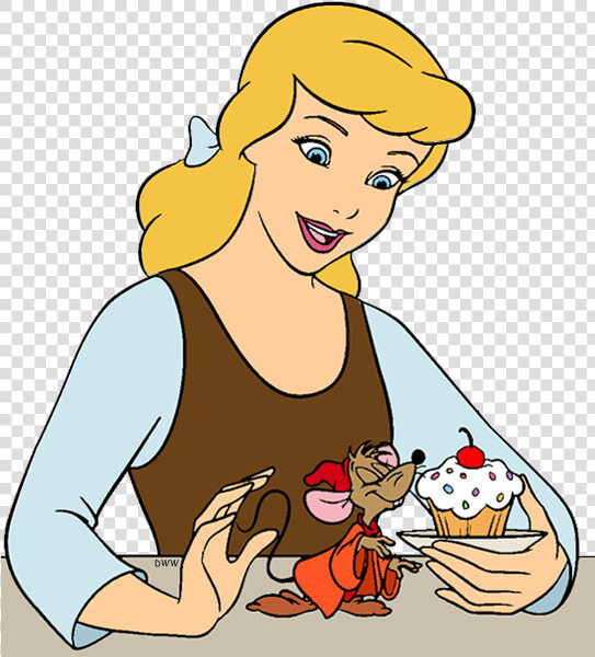 Disney Clipart  Disney Princesses  Disney Characters    Cinderella And Jaq  HD Png DownloadTransparent PNG