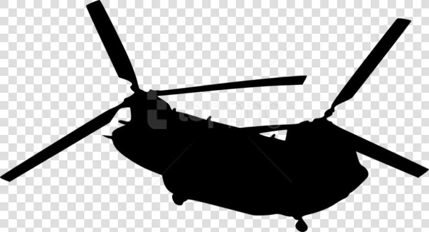 Chinook Helicopter Clip Art   Ch 47 Silhouette Png  Transparent PngTransparent PNG