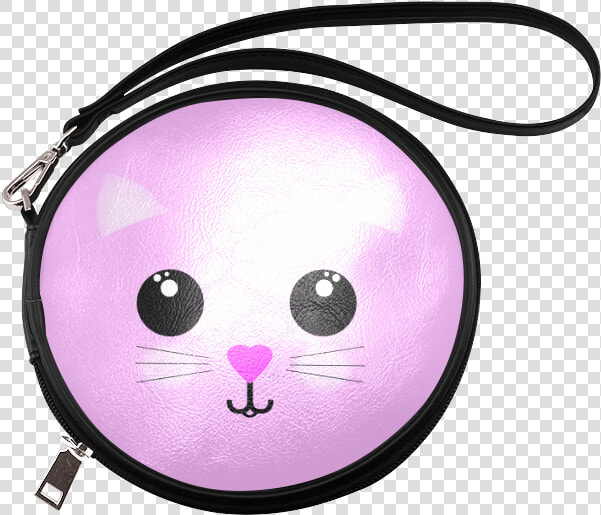 Kawaii Kitty Round Makeup Bag   Bag  HD Png DownloadTransparent PNG