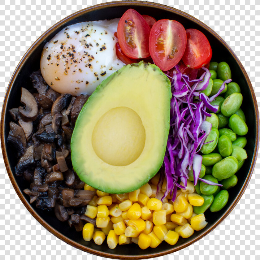 Avocado Vegetarian Bowl   Diet Food  HD Png DownloadTransparent PNG