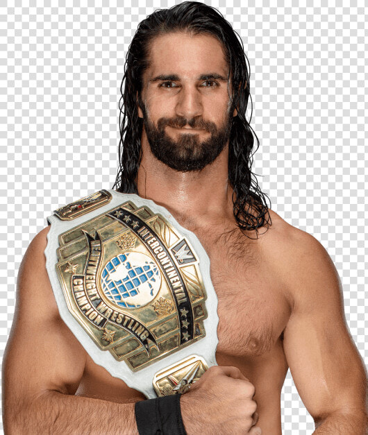 Wwe Intercontinental Championship   Seth Rollins With Universal Championship  HD Png DownloadTransparent PNG