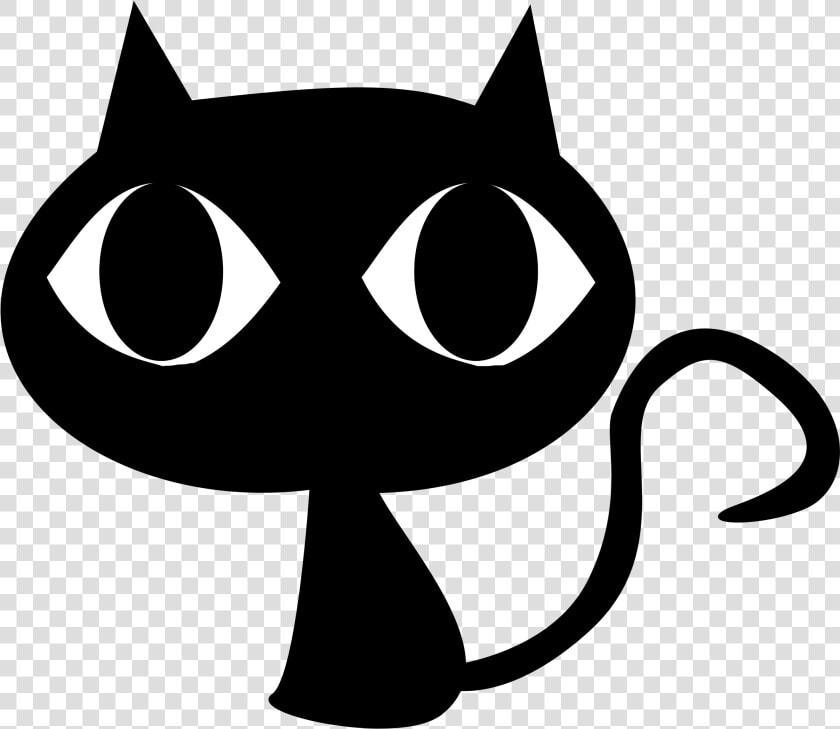 Black Cat Png Transparent   Simbol Kucing  Png DownloadTransparent PNG