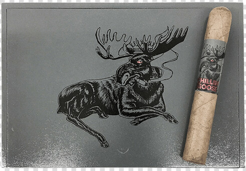 Chillin   Chillin Moose Cigar  HD Png DownloadTransparent PNG