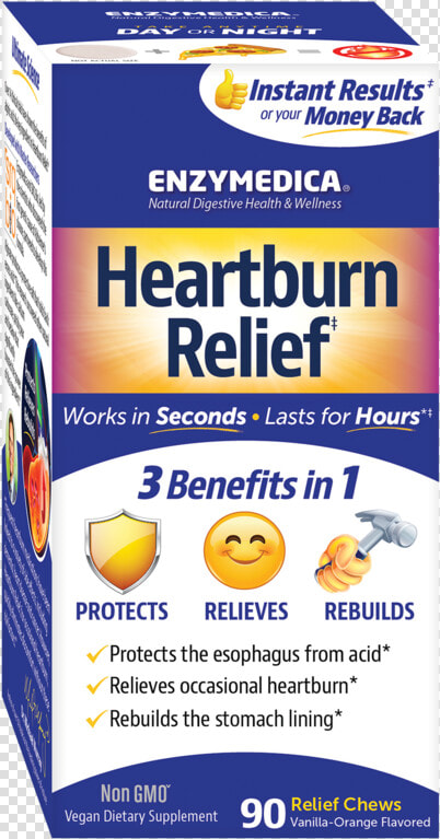 Heartburn Relief‡   Enzymedica Heartburn Relief  HD Png DownloadTransparent PNG