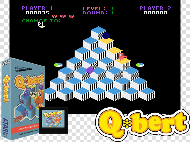 Q bert   Game  HD Png DownloadTransparent PNG