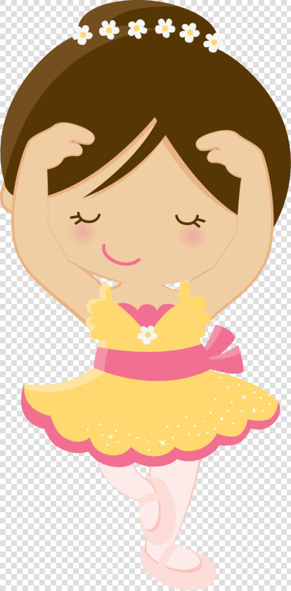 Little Ballerina  Ballerina Birthday  Clip Art  Balerina    Bailarina De Circo Desenho  HD Png DownloadTransparent PNG