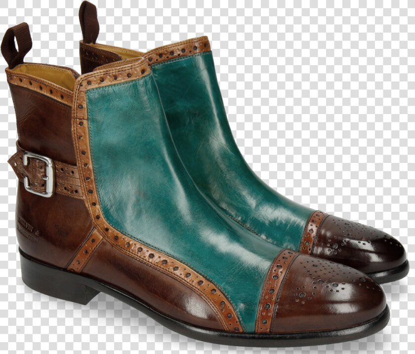 Ankle Boots Henry 2 Dark Brown Tan Green   Melvin Et Hamilton Rico 5  HD Png DownloadTransparent PNG