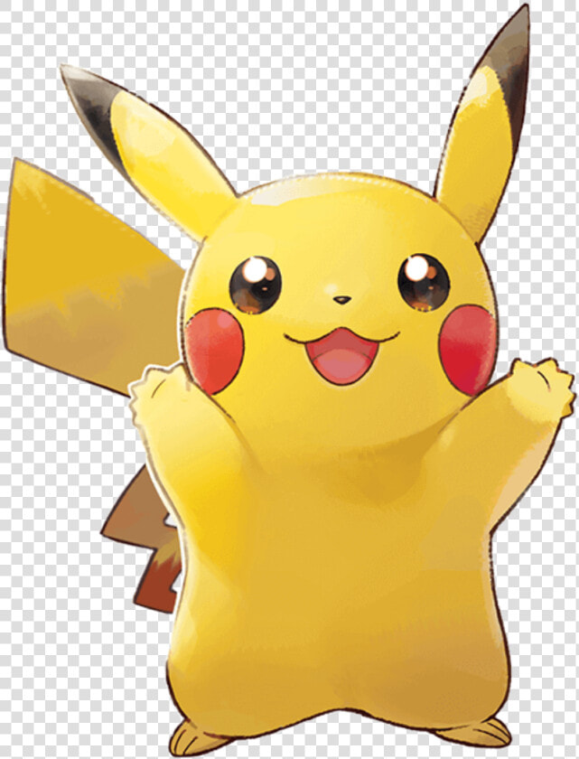  pikachu  pikachusticker  adorable  cute  freetoedit   Pokemon Let  39 s Go Pikachu Artwork  HD Png DownloadTransparent PNG