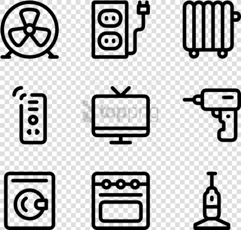 Free Png Electrical Appliances Icon Packs Svg Psd   Electrical Appliances Vector Png  Transparent PngTransparent PNG