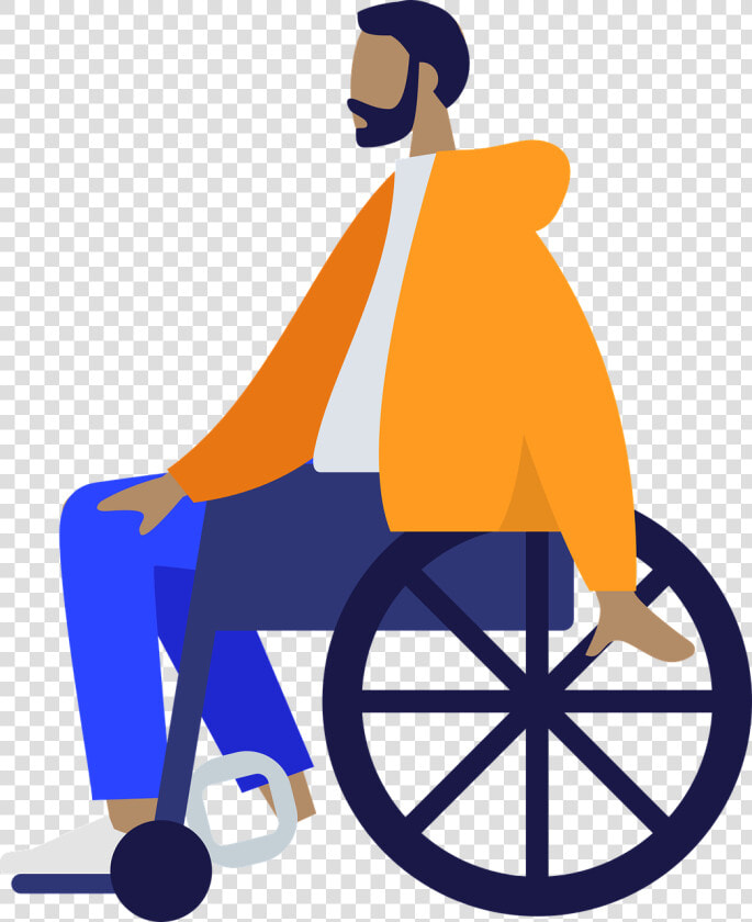 Humans  People  Wheelchair  Community  Person  Man  HD Png DownloadTransparent PNG