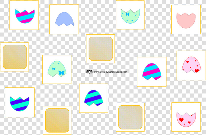 Match Egg Halves Cards Cover  HD Png DownloadTransparent PNG