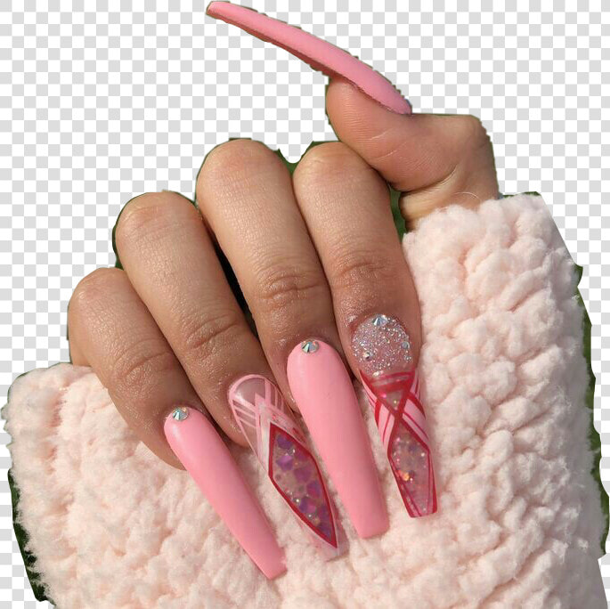 Nail Png 💅   Pink Acrylic Nails Png  Transparent PngTransparent PNG