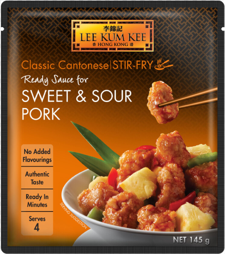 Ready Sauce For Sweet  amp  Sour Pork 145g   Lee Kum Kee Cantonese Chicken  HD Png DownloadTransparent PNG