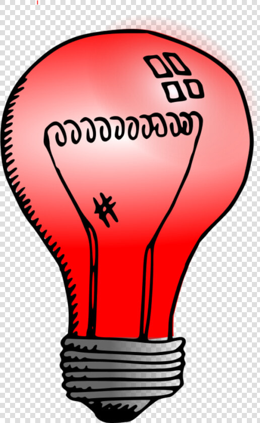 Light Bulb Cartoon   Incandescent Light Bulb Clipart  HD Png DownloadTransparent PNG