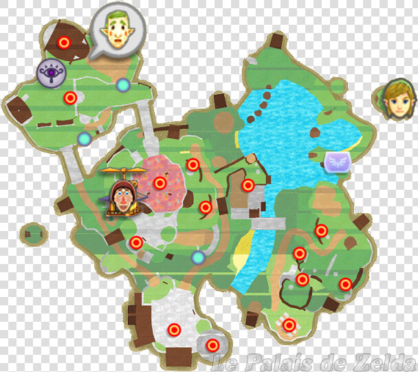 Map Of Skyloft   Legend Of Zelda Skyward Sword Skyloft Map  HD Png DownloadTransparent PNG