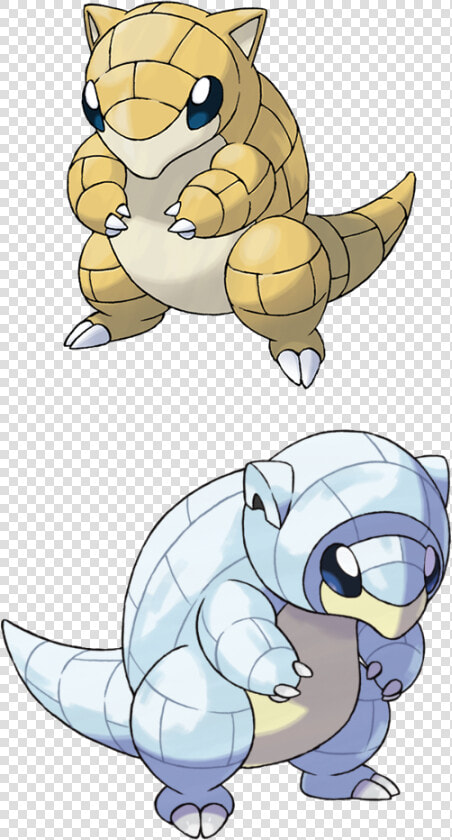 Pokédex Wiki   Sandshrew And Alolan Sandshrew  HD Png DownloadTransparent PNG