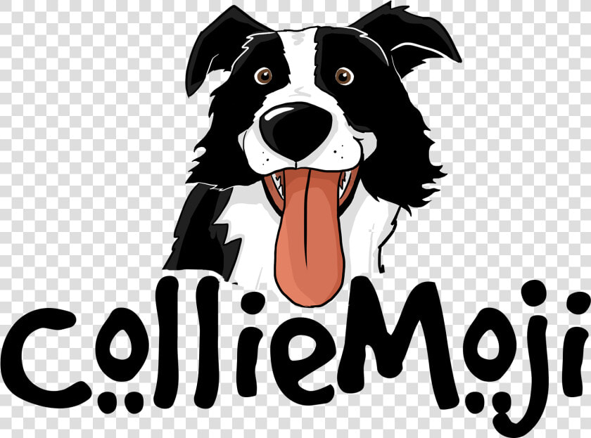 Transparent Dog Emoji Png   Border Collie Emoji  Png DownloadTransparent PNG