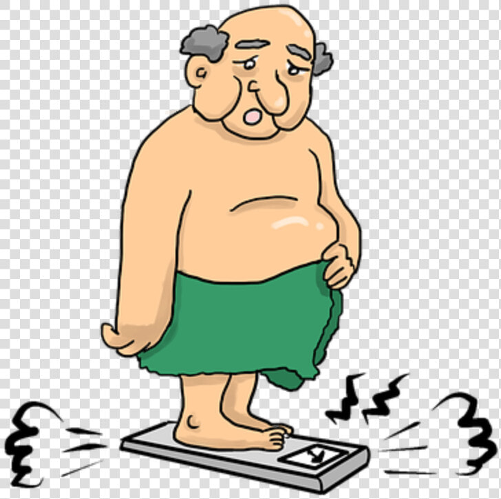 Obesity On Scale   Obese Depression  HD Png DownloadTransparent PNG