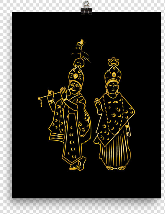 Hts Radha Krishna Photo Paper Poster   Illustration  HD Png DownloadTransparent PNG