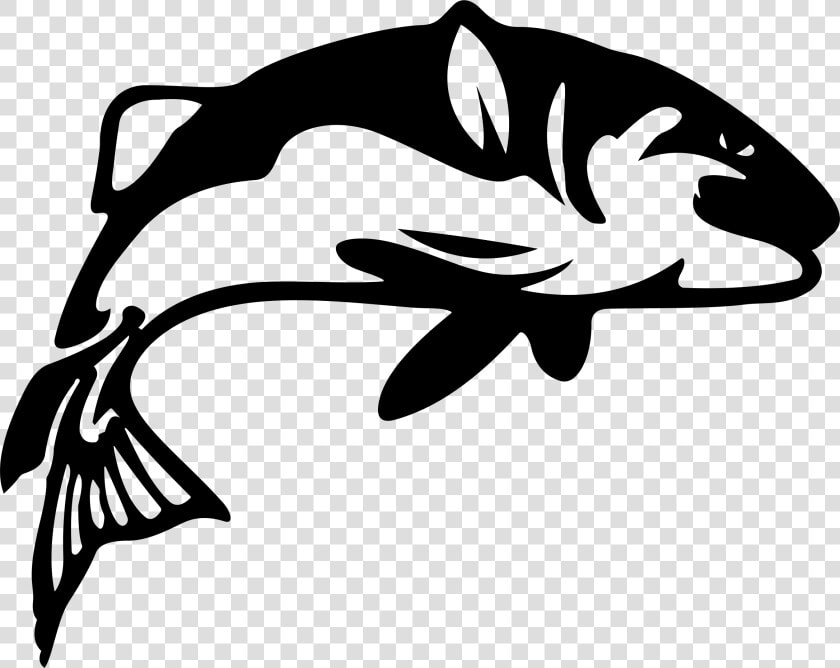 Bass Fish Vector Clipart Image   Fish Silhouette  HD Png DownloadTransparent PNG