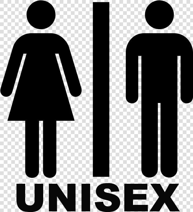 Unisex Bathroom Sign   Rotulos De Baños Damas Y Caballeros  HD Png DownloadTransparent PNG